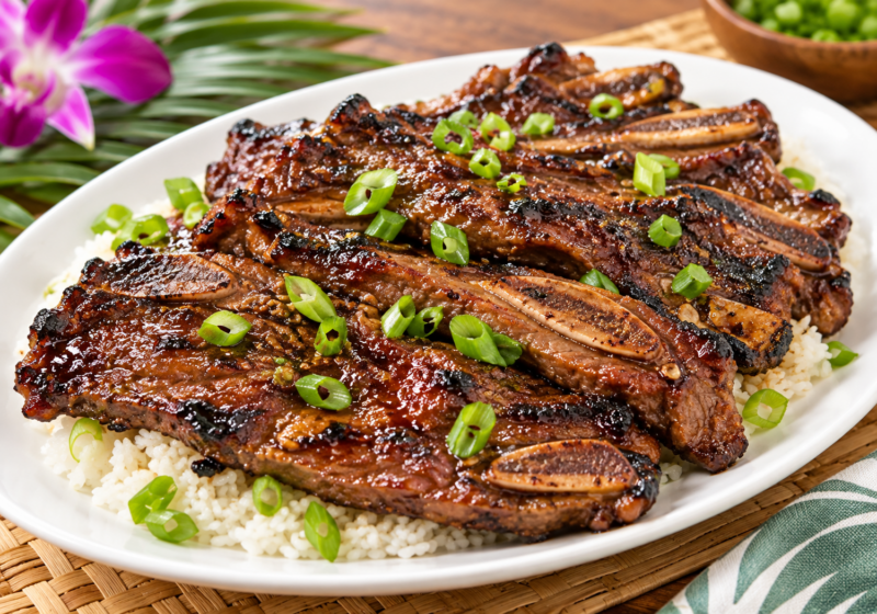 Hawaiian-Style Kalbi Short Ribs Hawaiian-Style Kalbi Short Ribs